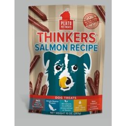 Plato Dog Treats Thinkers Salmon Sticks 10Oz