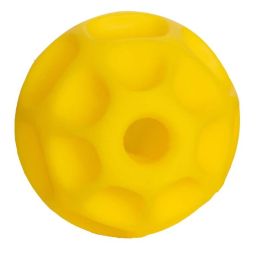 Starmark Treat Dispensing Tetraflex Dog Toy Yellow; 1ea-LG