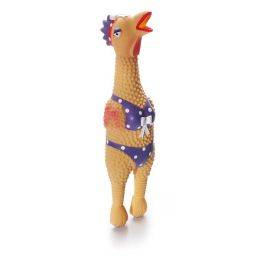 Charming Pet Products Squawkers Henrietta Dog Toy Chicken Multi-Color Large