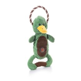 Charming Pet Products Scrunch Bunch Dog Toy Duck Green; Brown One Size 4.5 in x 7 in x 17 in