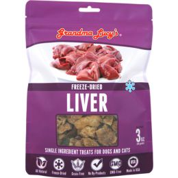 Grandma Lucys Dog Freeze Dried Liver Treat 3 Oz..