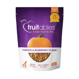 Fruitables Crunchy Baked Dog Treats-Pumpkin-Blueberry; 1ea-7 oz