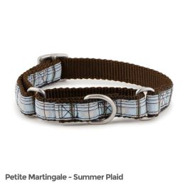 PetSafe Fido Finery Martingale Style Collar (1/2 Petite, Summer Plaid)