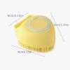 Pet Hair Comb Bath Brush Shampoo Brush Soft Silicone Comb Hair Scalp Massager For Dogs